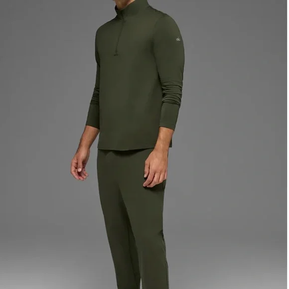 ALO Yoga Olive Long Sleeve Tee - Picture 6 of 10